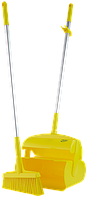 Vikan совок в комплекті з щіткою для підмітання, 370мм, жовтий