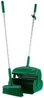 Vikan совок в комплекті з щіткою для підмітання, 370мм, зелений