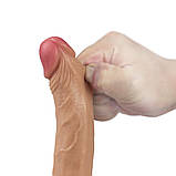 Фалоїмітатор на присоску Dual-Layered Silicone Cock, фото 3