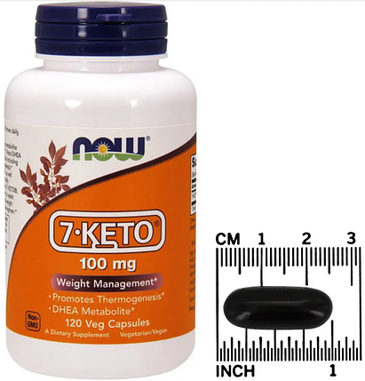 7-кето NOW 7-KETO 100 mg 120 капс, фото 1