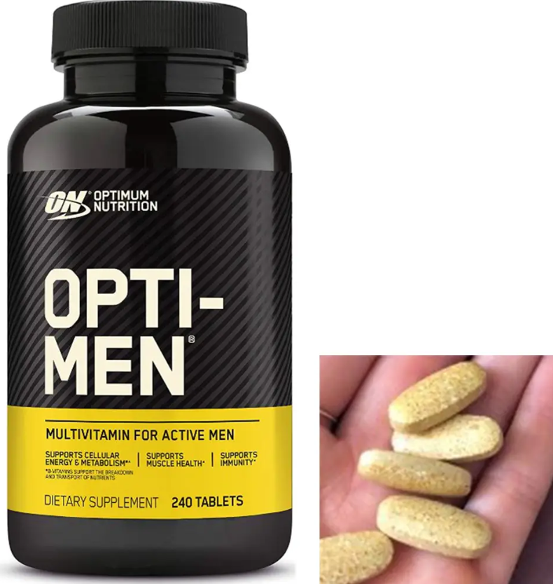 Вітаміни і мінерали для чоловіків Optimum Opti-Men 240 таб Оптимум опти-мен