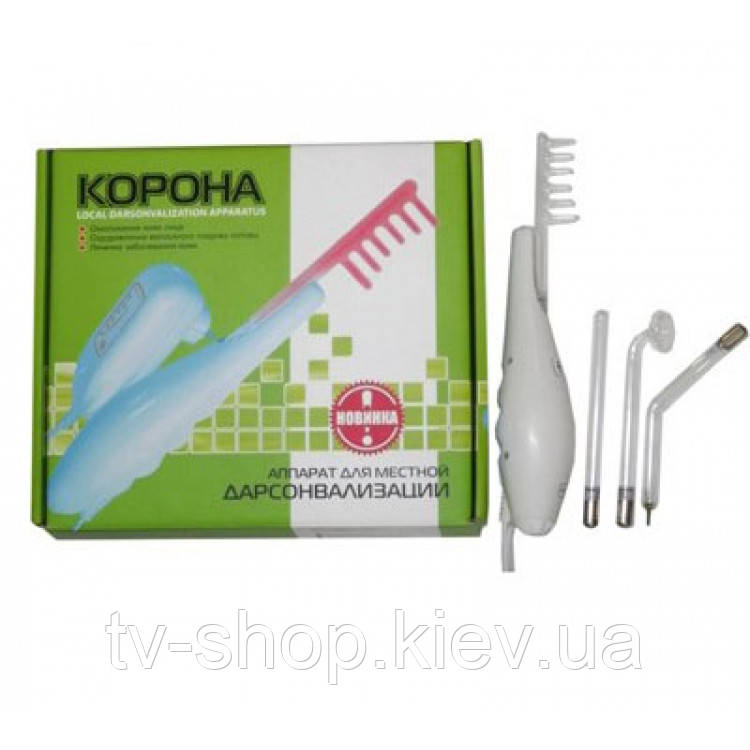 Дарсонваль КОРОНА ПРЕМІУМ-лікшення варикозу,шкіри,волос,лор, гінекологія (Новоктор), фото 1