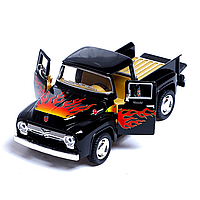 Машинка металева інерційна Pickup FORD F-100 (1956) Kinsmart KT5385FW 1:38 (Чорний)