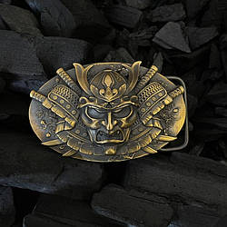 Пряжка для ременя 40 мм САМУРАЙ на чоловічий ремінь Gorillas Accessories латунь bb3