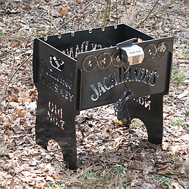 Мангал на 12  шампурів  з індивідуальною гравіюванням і вбудованим мотором Шашличниця