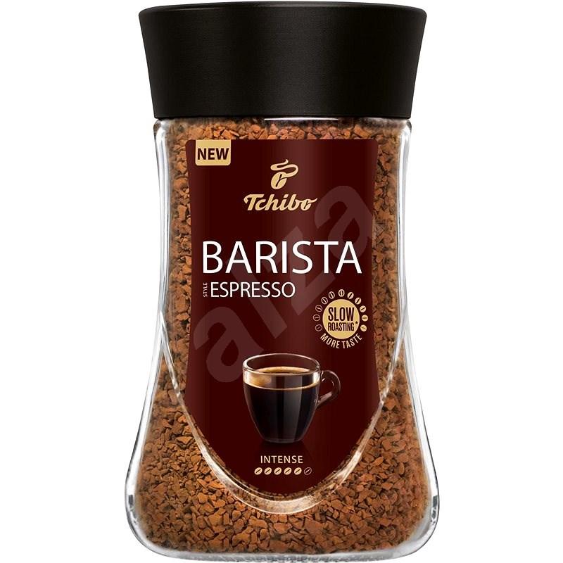 Сублимированный растворимый кофе Tchibo Barista Espresso 200 грамм в стеклянной банке - фото 1 - id-p1658680636