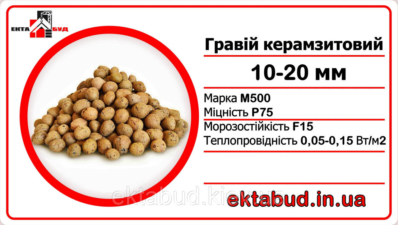 Керамзит 10х20мм