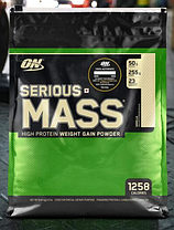 Високовуглеводний гейнер для набору маси Optimum Serious Mass 5,45 кг банан, фото 5