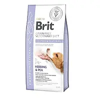 Сухой корм беззерновая диета для собак при гастроэнтеритах Brit Veterinary Diet Dog Gastrointestinal 12 КГ