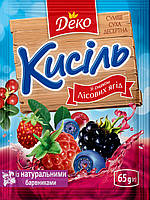 Кисіль зі смаком Лісової ягоди ТМ "Деко" (65 г)