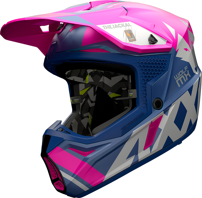 Мотошолом AXXIS WOLF Jackal C18 Matt Pink XS