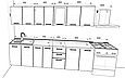 Готова Кухня із серії Comfort 2,6 м Сіра, фото 6