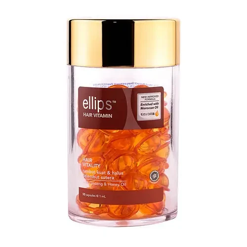 Капсули для волосся з женьшенем та медом Ellips Hair Vitality With Ginseng & Honey Oil, 50*1 мл