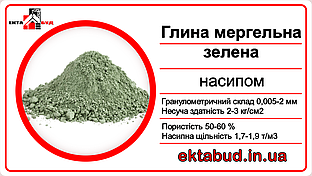 Глина мергельна зелена