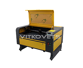 Лазерний верстат СО2 LM9060-75R 75 Вт, обладнання для лазерного різання та гравірування, лазерний гравер з ЧПК (ЧПУ), фото 2