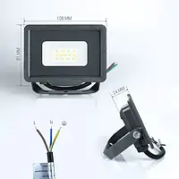 Світлодіодний LED прожектор 10W 900Lm 6200K IP65 BIOM S5-SMD-10-Slim Гарантія - 1 рік