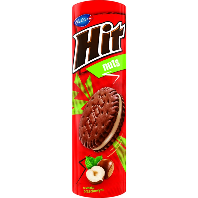 Хрумке печиво з горіхом Hit Nuts 220 грамів, фото 1