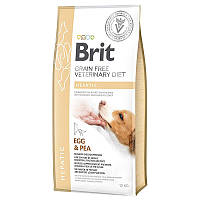 Сухой корм беззерновая диета для собак при болезнях печени Brit Veterinary Diet Dog Hepatic 2 КГ