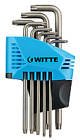 Набор угловых ключей WITTE PRO 8 пр. TORX Т9-Т40