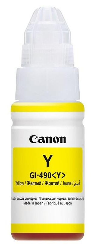 Водорозчинне чорнило для принтера Canon GI-490 Yellow (0666C001)