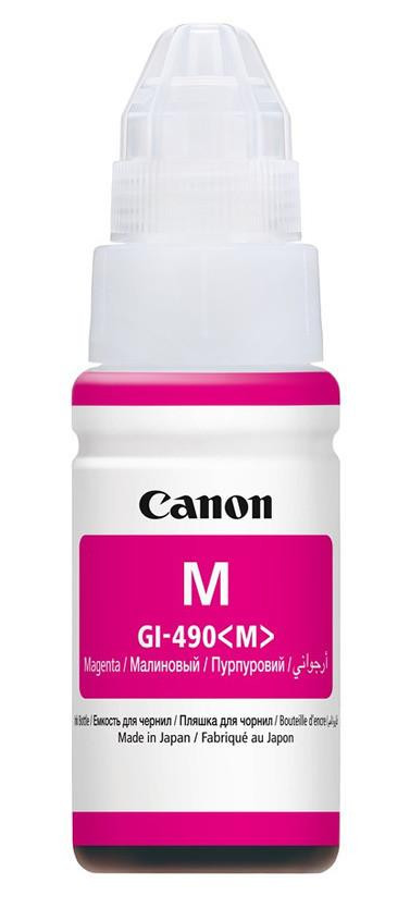 Водорастворимые чернила для принтера Canon GI-490 Magenta (0665C001) - фото 1 - id-p1658701877