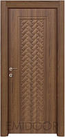 Міжкімнатні двері Evkap 156 Туреччина 800x2000м (КОМПЛЕКТ - полотно, короб, лиштва на 2 сторони)