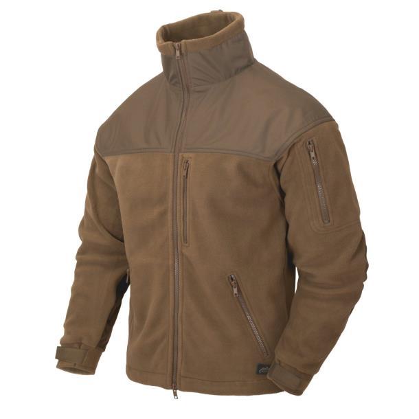Флісова кофта HELIKON-TEX Classic Army Fleece Jacket Fleece Coyote (BL-CAF-FL-11) розм.L,S,М,ХL
