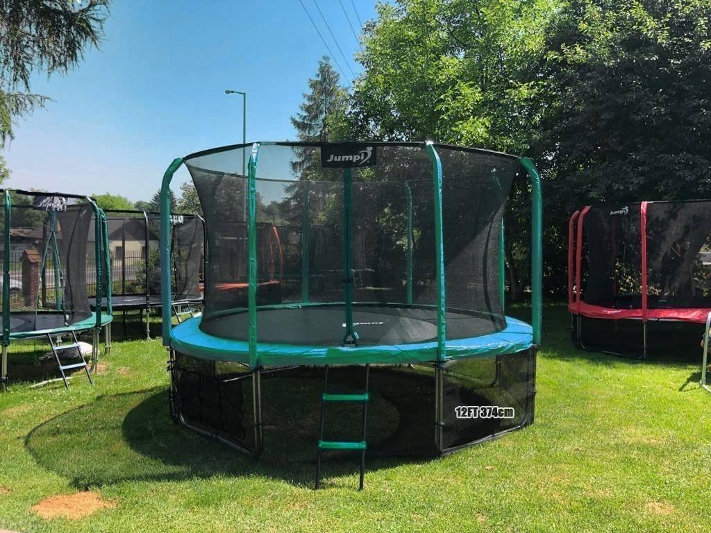 Батут для дорослих Tima Sport Jumpi 12 FT 370/374 см. з вн. сіткою + чохол!