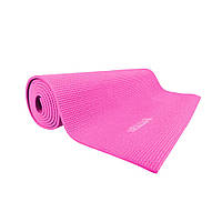 Коврик мат для тренировок фитнеса йоги JOGI inSPORTline Yoga 173x60x0,5 cm - рожевий