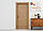 Межові двері Evkap PVC-162 700x2000мм (Комплект - полотно, коробочки, наклейки на 2 сторони), фото 2