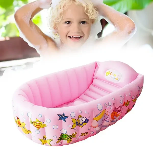 Надувна дитяча ванночка для купання Century Spring/ Портативна ванна для дітей Intime Baby Bath Tub