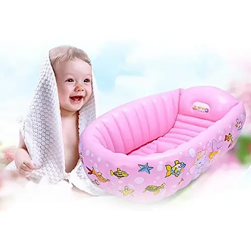 Надувна дитяча ванночка для купання Century Spring/ Портативна ванна для дітей Intime Baby Bath Tub
