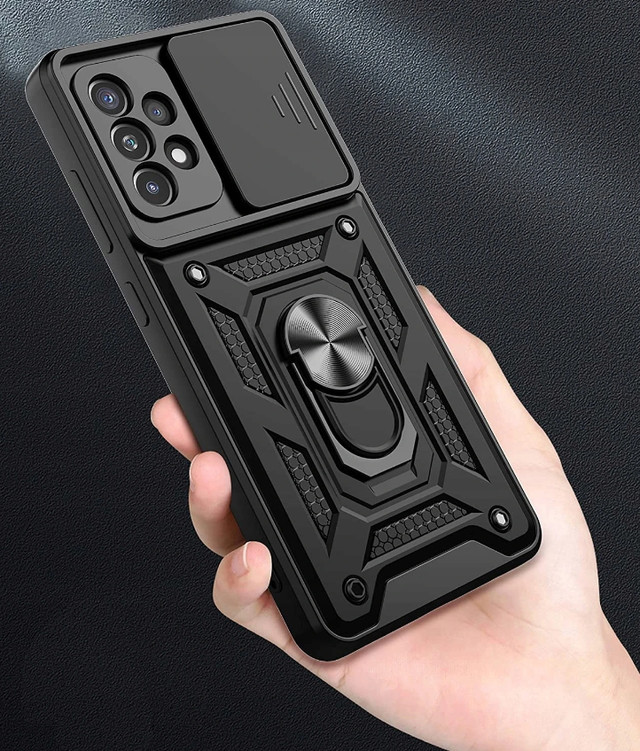 Ударостійкий чохол Camshield Serge Ring for Magnet для Samsung Galaxy A52 (A525F) Ударостійкий чохол Camshield Serge Ring for Magnet для Samsung Galaxy A52 (A525F)