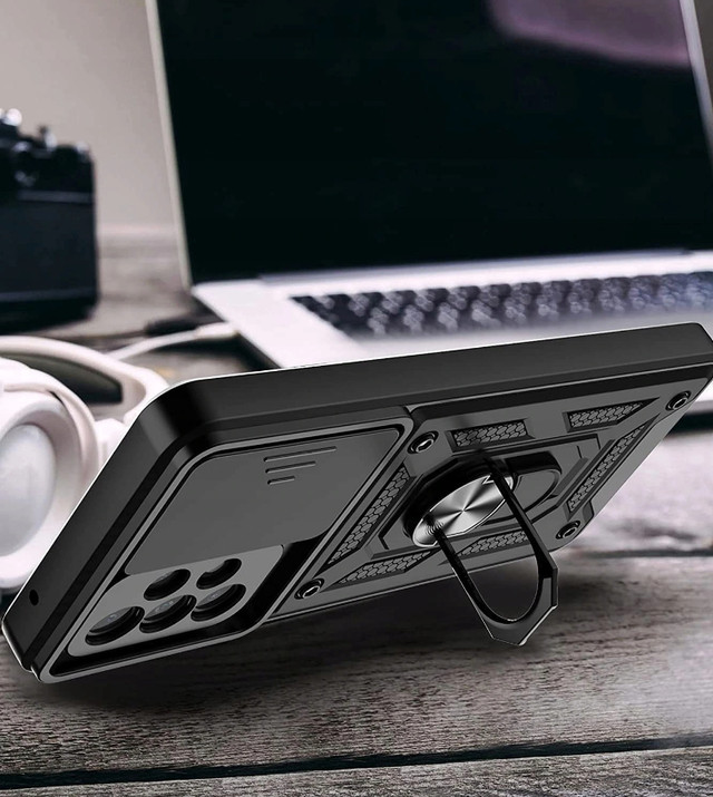 Ударостійкий чохол Camshield Serge Ring for Magnet для Samsung Galaxy A52 (A525F) Ударостійкий чохол Camshield Serge Ring for Magnet для Samsung Galaxy A52 (A525F)