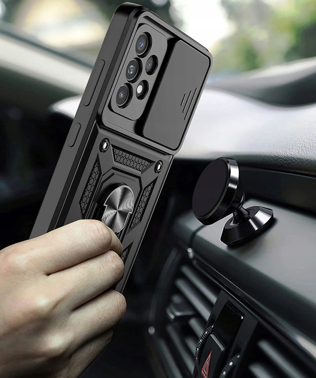 Ударостійкий чохол Camshield Serge Ring for Magnet для Samsung Galaxy A52 (A525F) Ударостійкий чохол Camshield Serge Ring for Magnet для Samsung Galaxy A52 (A525F)