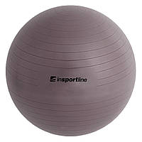 Мяч гимнастический для йоги фитнеса аэробики inSPORTline Top Ball 85 cm - темно-сірий