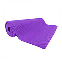 Коврик мат для тренировок фитнеса йоги JOGI inSPORTline Yoga 173x60x0,5 cm - фіолетовий