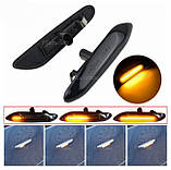 Повторювачі поворотів динамічні BMW E60 E61 E90 E91 E87 E81 E83 E84 E88 E92 E93 E82 E46 1 3 5 серії, фото 4