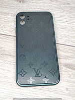 Чохол IPhone 11 Glass Louis Vuitton dark green