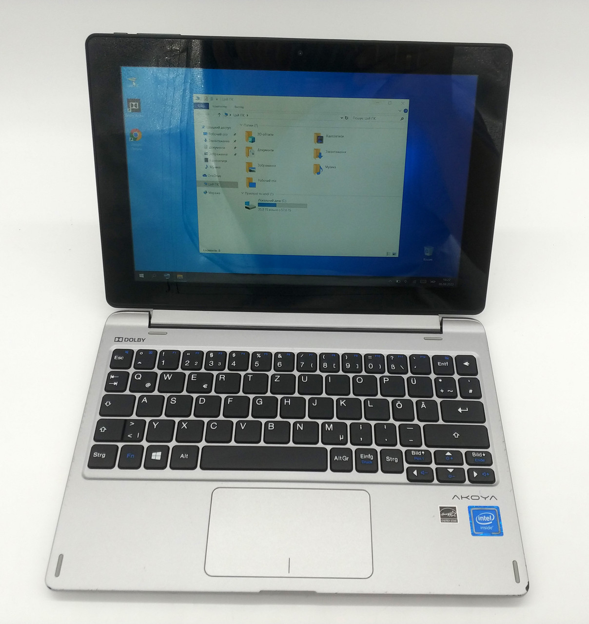 Планшет - ноутбук Medion Akoya E1240T ( 10.1"/ Intel Atom x5-Z8350 / 2Gb DDR3 / SSD 60GB )