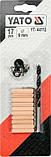 Шканти Меблеві Ø 6 мм з Інструментами YATO Набір 17 шт (YT-44112), фото 3