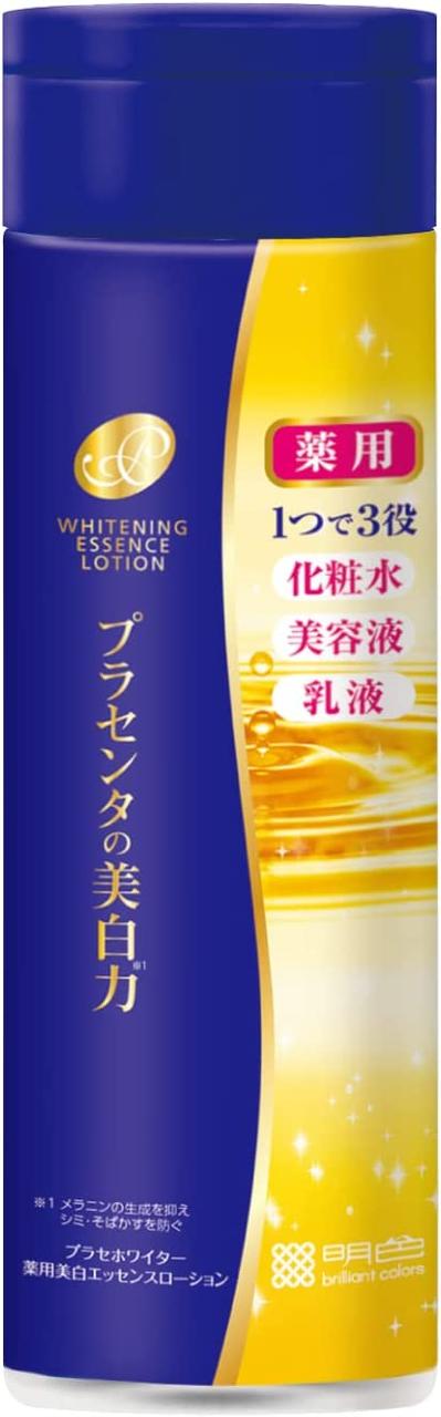 Meishoku Placenta Whitening Essence Lotion відбілюючий антивіковий лосьйон-ессенція з плацентою, 190 мл