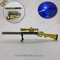 Гелиевая ручка трансформер Снайперская винтовка Sniper Rifle с фонариком
