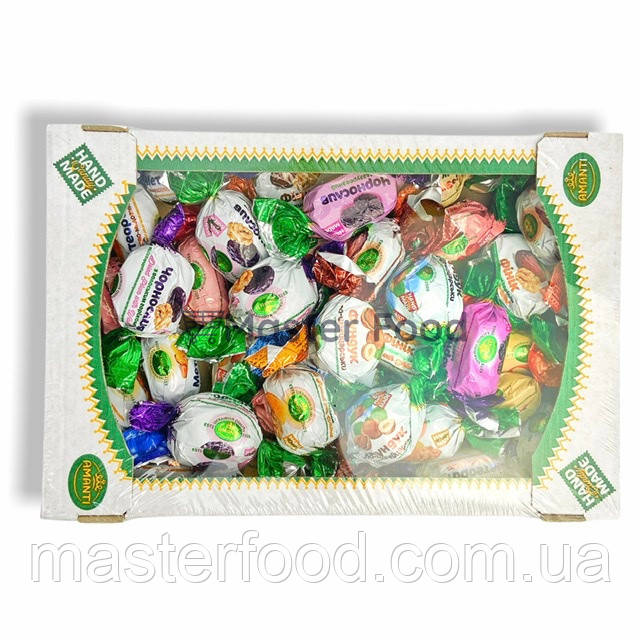 Цукерки сухофрукти в шоколаді Аманті 1кг., фото 1