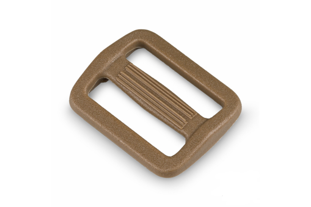 Регулятор стропи двощільовка (перетяжка) 2M Warrior SC 20мм Coyote brown Койот Коричневий ацетал, фото 1