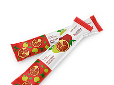 Пастила гранат-яблуко Вітамінка 15г.