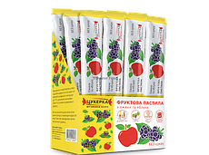 Пастила ожина-яблуко Вітамінка. Коробка 15 г. х 25 шт.