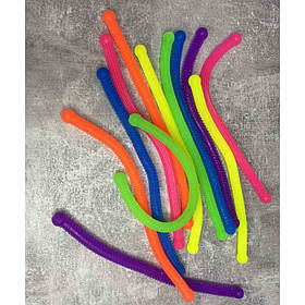 Іграшка-антистрес "Черв'ячки" 12 шт різнокольорові 4381