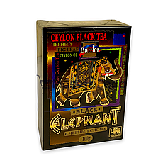 Чай Battler "Чорний слон" 100г. чорний крупнолистовий