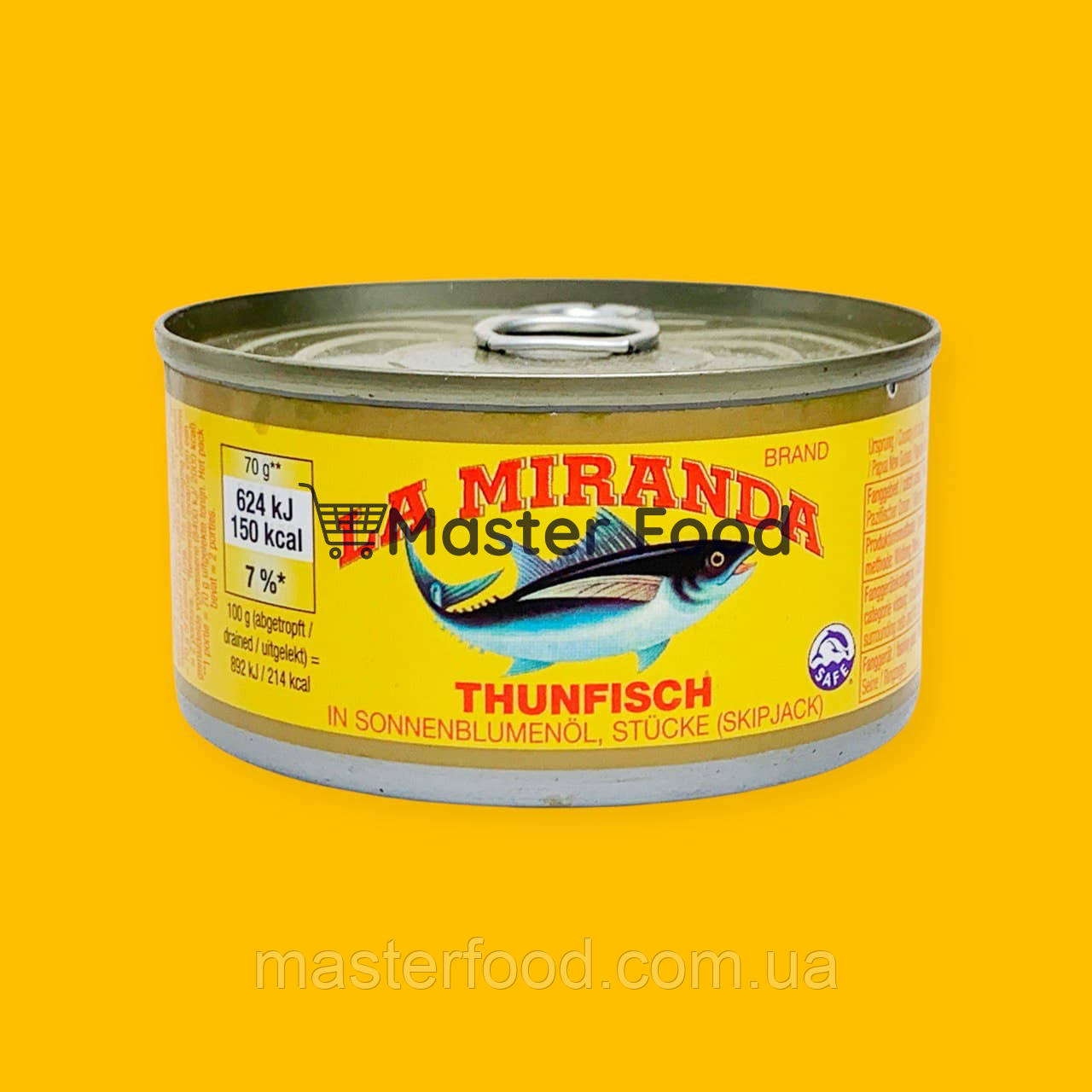 Тунець у своєму соку 185г. La Miranda Німеччина, фото 1